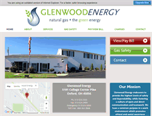 Tablet Screenshot of glenwoodenergy.org